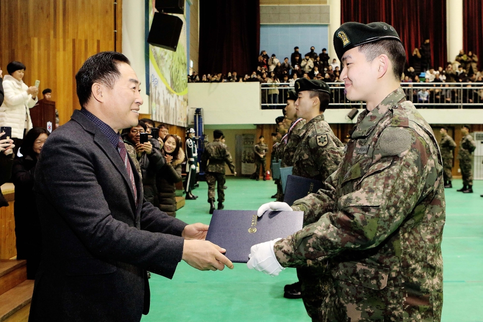 12사단 신병교육대 수료식