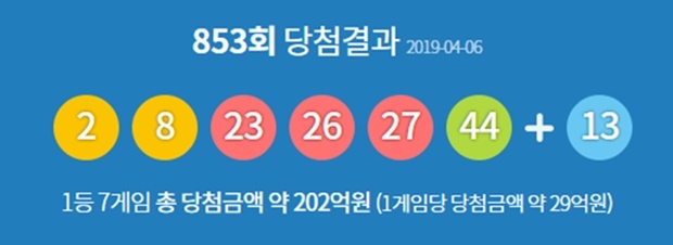 (사진: 동행복권 공식 홈페이지)