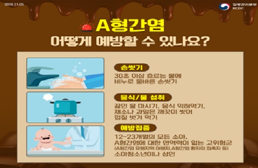 감염병(A형간염) 예방수칙
