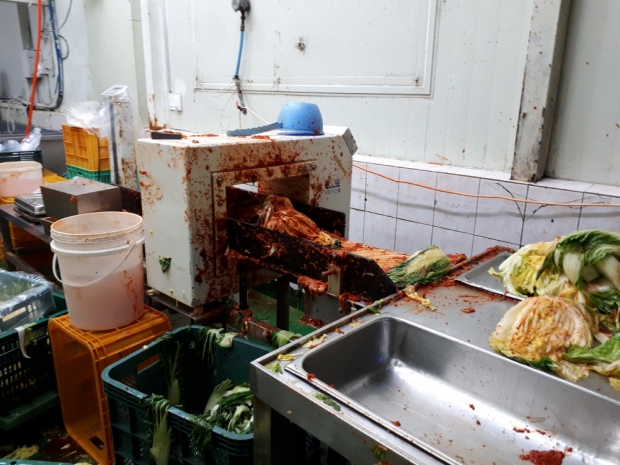 자료사진-지난해 12월 적발된 비위생적인 학교급식시설