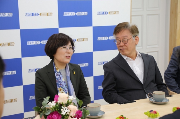 .김보라 안성시장,이재명 도지사 면담