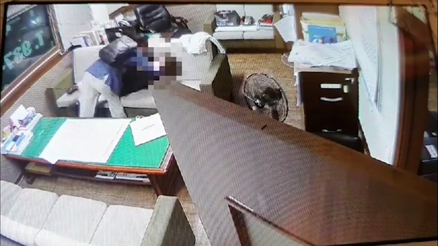 L조합장의 성추행 CCTV