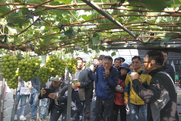 경주시 농업기술센터에서 지난 2019년 귀농인의 조기정착을 위한 농업교육을 실시하고 있는 모습