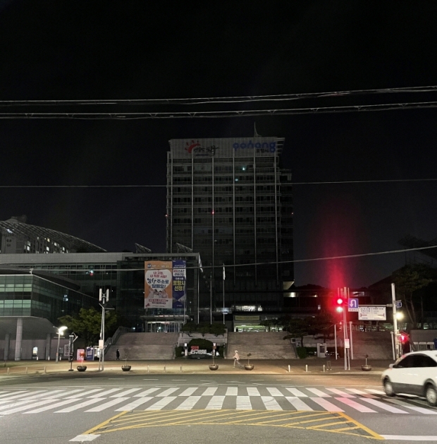 포항시전경사진 (소등후)