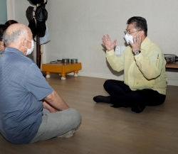 돌봄이 필요한 사례관리대상으 방문했다.