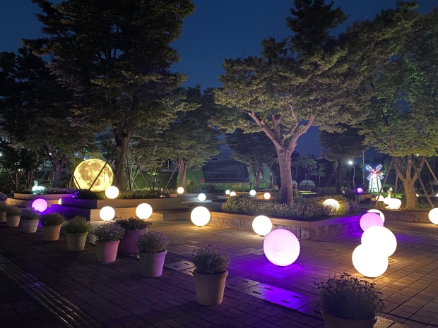 경주 동궁원이 이달 22일부터 12월 25일까지 아름다운 조명으로 꾸며진 야외광장을 무료 개방한다
