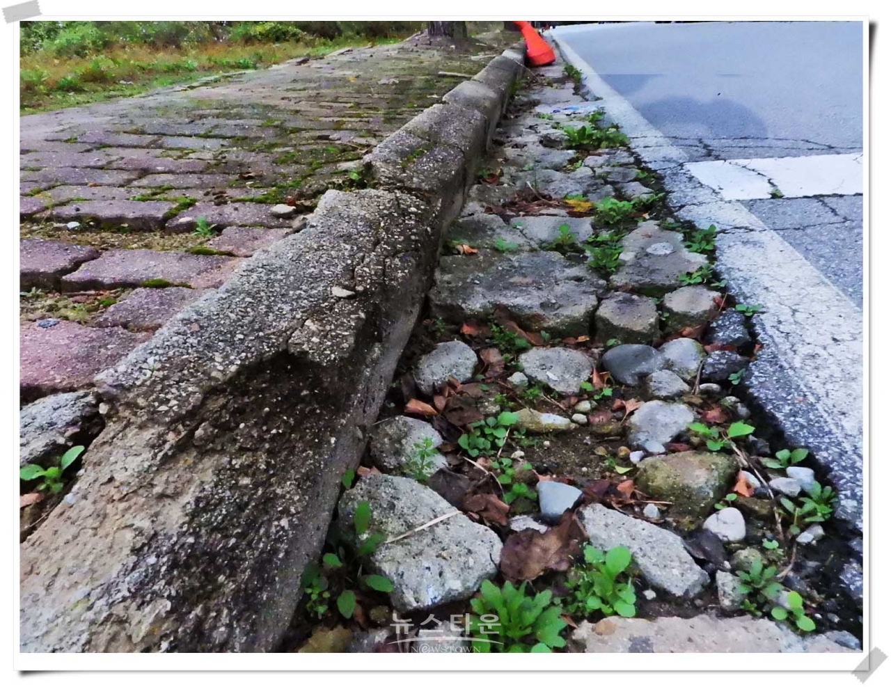 인도관리 엉망진창인 문막읍 동화리