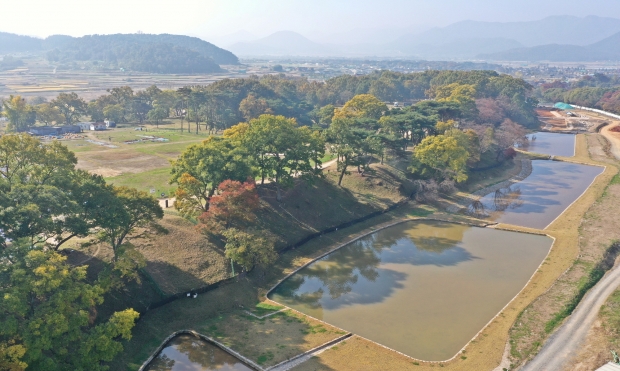 월성해자 전경사진