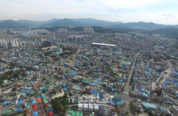 아산시 전경