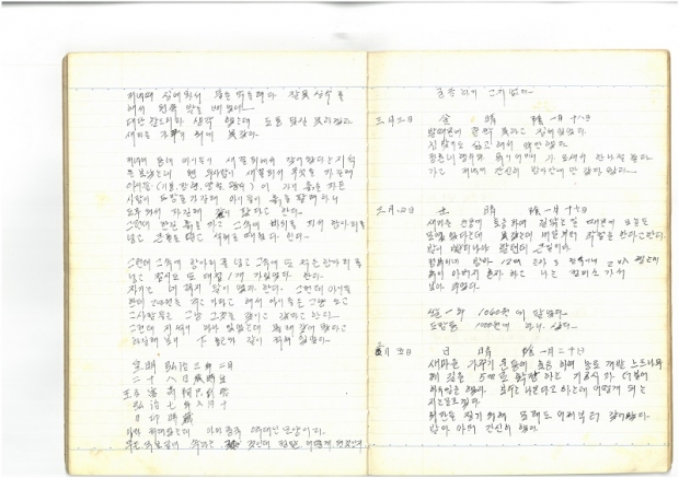 이희원씨 일기장 (내용)