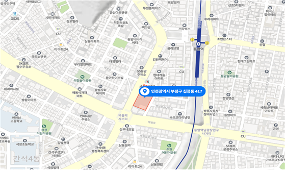 공영주차장 위치도,사진