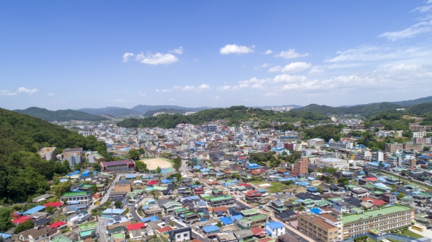 공주 구도심 전경