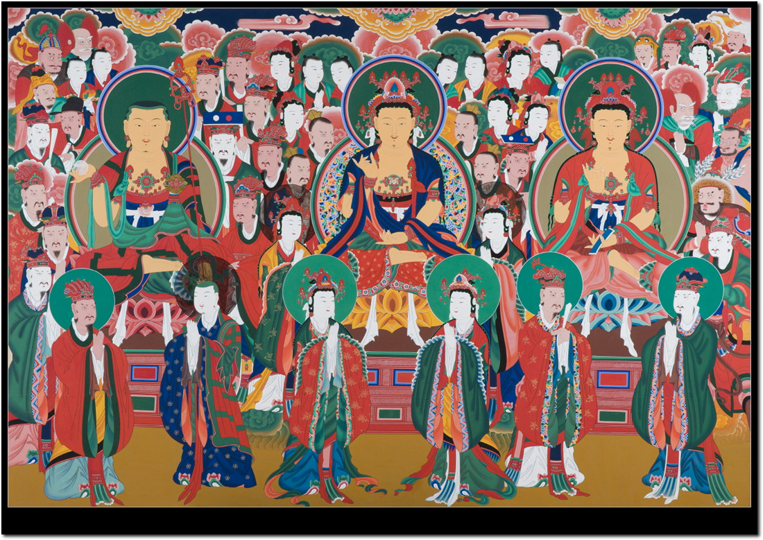 구룡사 삼장보살도 복원 모사도