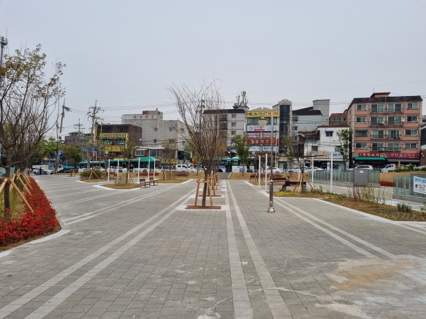 소사역 그늘숲 조성 전 모습