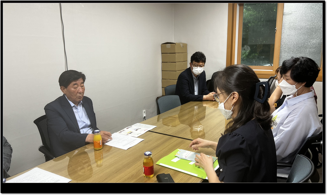 김명기횡성군수 둔내면관내 초도방문