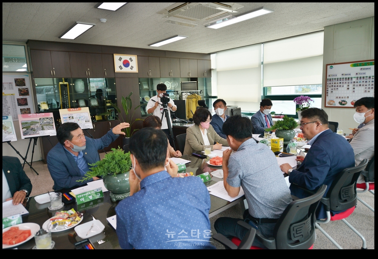 산업경제위원회시의원 원주시농업기술센터 방문