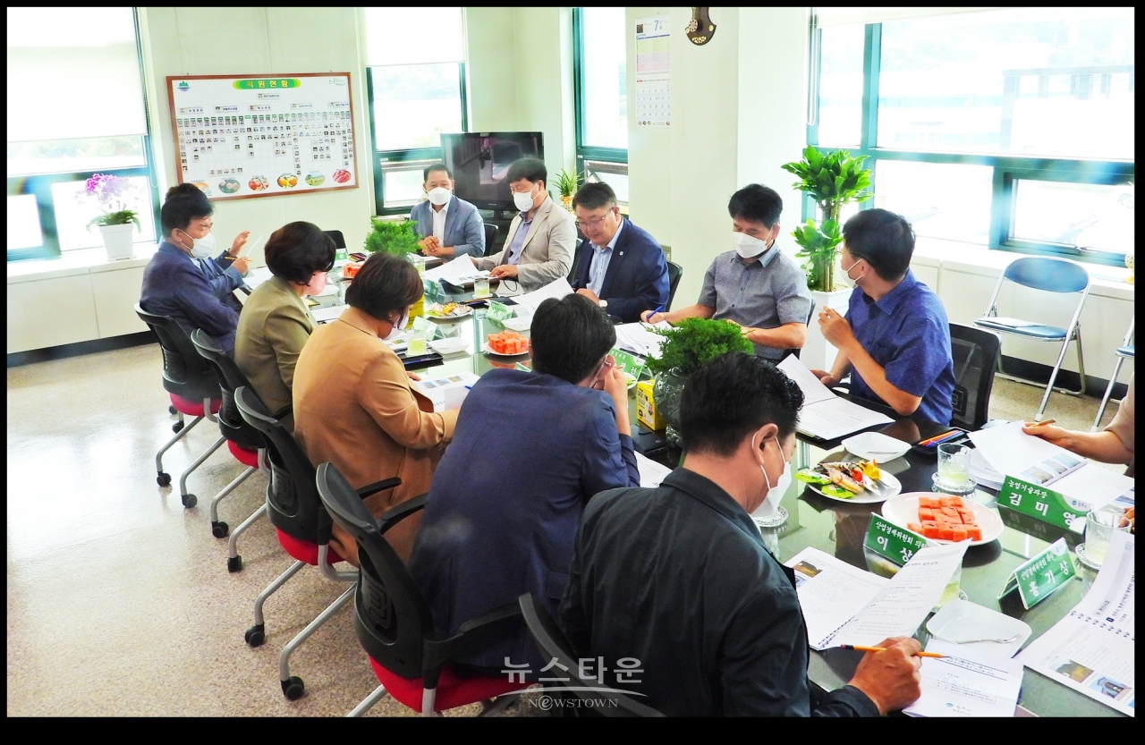 산업경제위원회시의원 원주시농업기술센터 방문