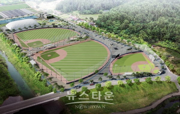 명석면 체육시설 조감도