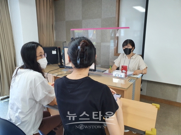 2022년도 고3 수시상담 진행 모습