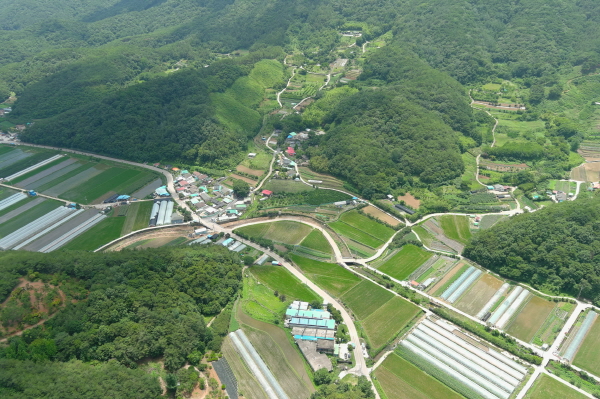 명석면 신기리 축사 전경