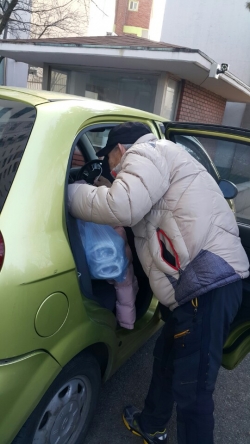 세탁물 수거