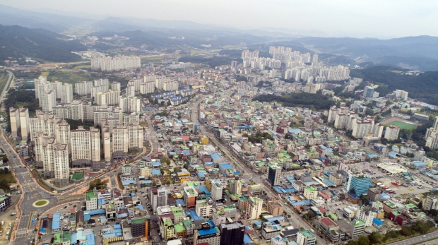 신관.금흥동 일대 전경