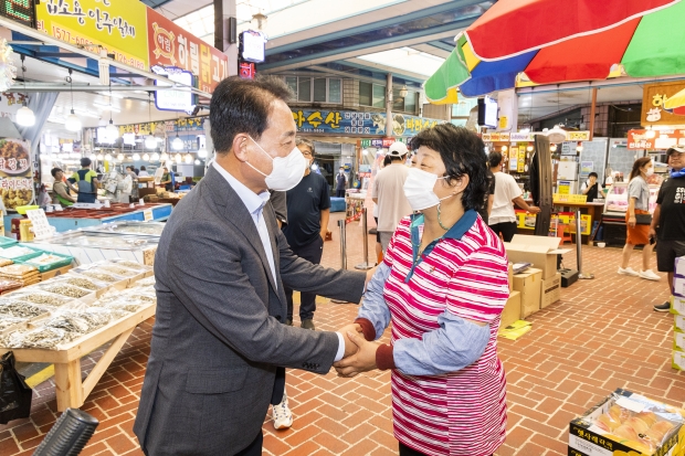 계산시장 현장방문