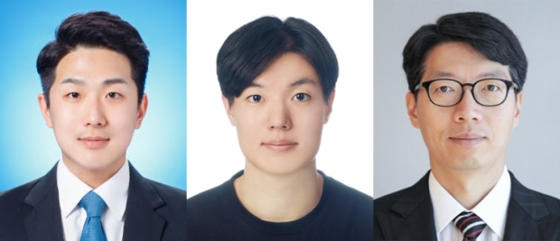 (왼쪽부터) 인하대학교 이승현 박사과정생, 김대하 박사과정생, 송병철 전기컴퓨터공학과 교수
