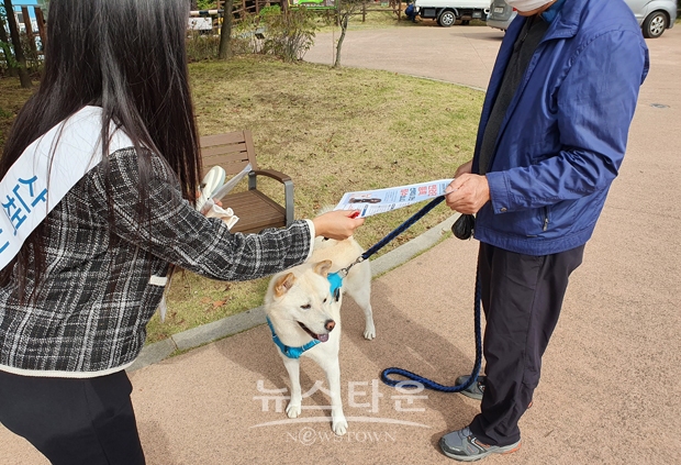 공원 펫티켓 홍보