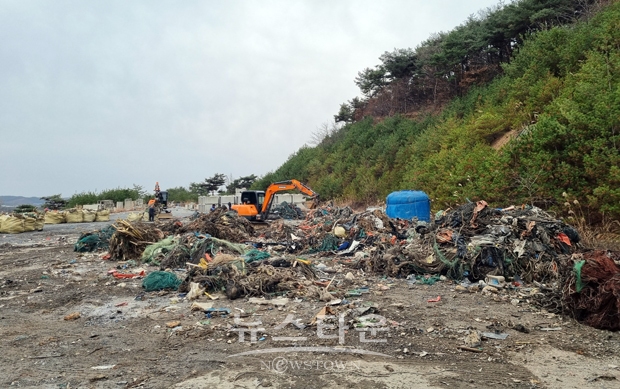 사업장 폐기물 불법투기(당진시 석문면 삼봉리)