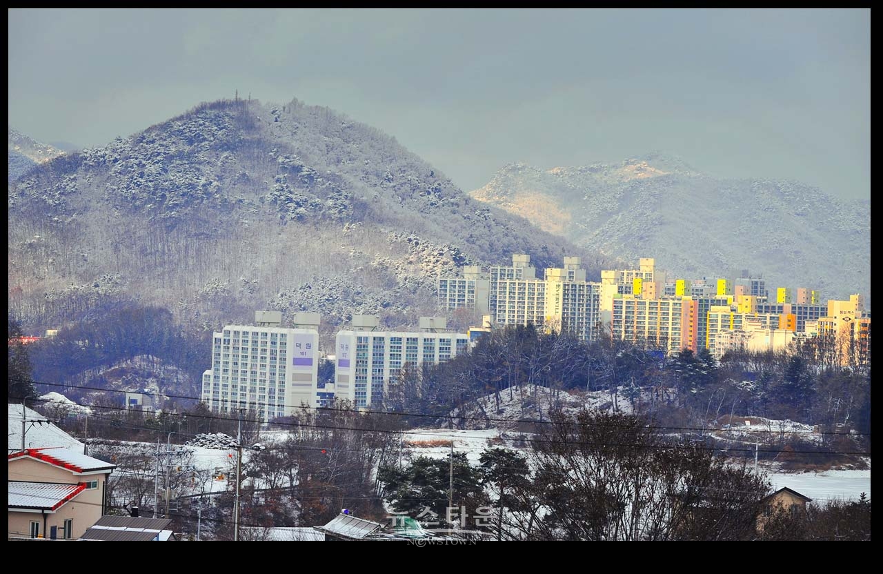 동네 겨울를 보다