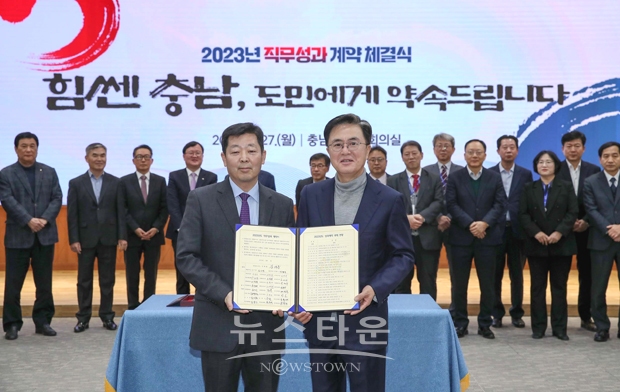 ‘민선 8기 첫 직무성과계약’ 체결식