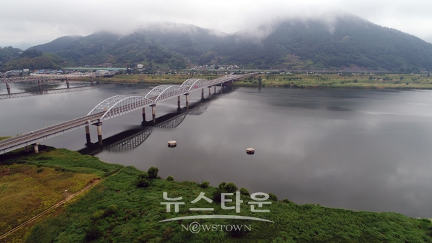 창암 취수원 인근 낙동강 전경