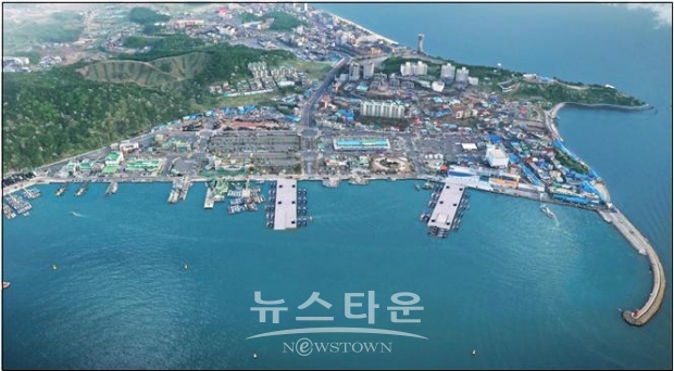 대천항 돌제물양장 건설 조감도