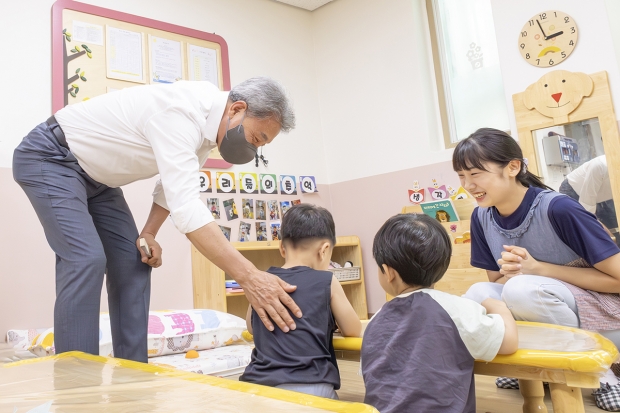 윤환 구청장 어린이집 현장 방문