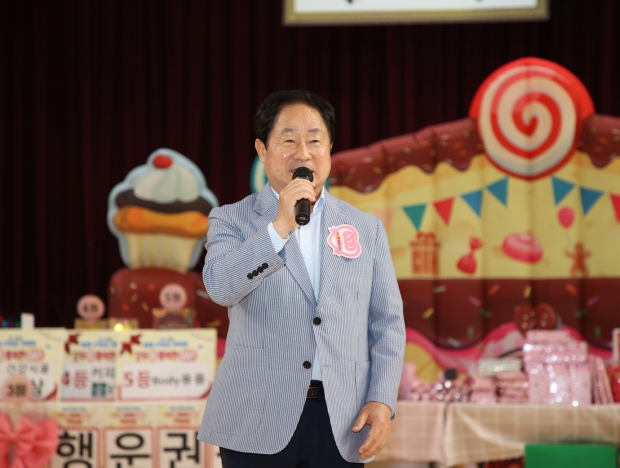 주광덕 남양주시장이 인사말을 하고 있다.