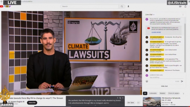 세계 각국에서는 기후소송(climate lawsuit) 들이 벌어지고 있으나, 속시원한 해법은 나오지 않고 있다. / 사진 : 알자지라 뉴스 비디오 갈무리 