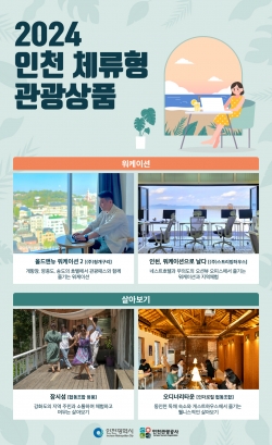 2024 인천 체류형 관광상품출시 홍보 포스터