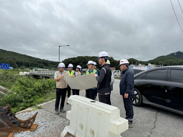 교산천 수해상습지 개선사업 현장