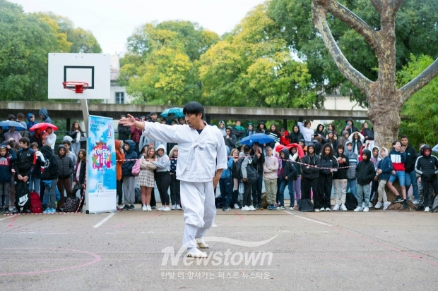 택견 홍보대사 변승진 씨(폴란드 택견 홍보)