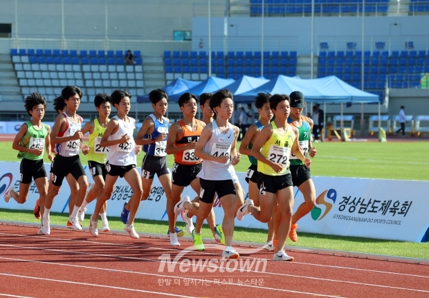 김해종합운동장에서 진행된 제45회 전국시도대항 육상경기대회