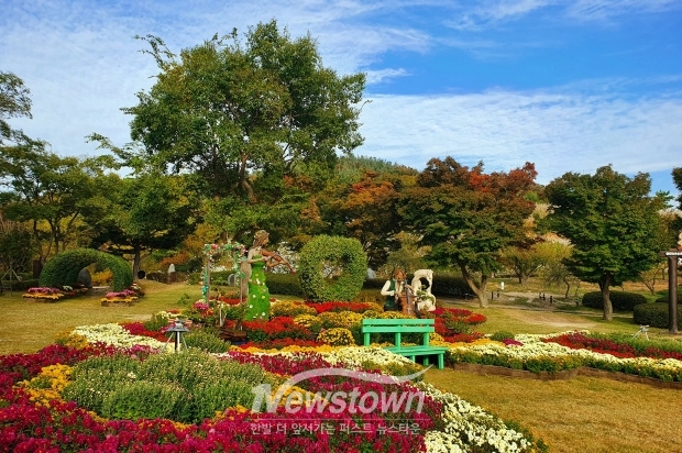 영인산수목원(국화 전시회)