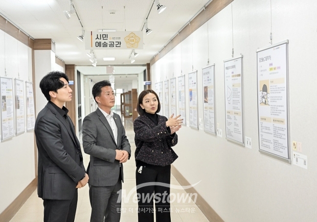 공주시청년센터 작품 전시