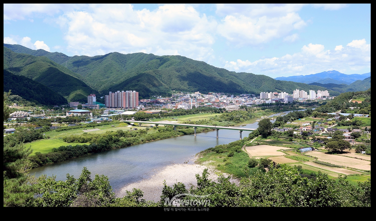 인제읍 전경