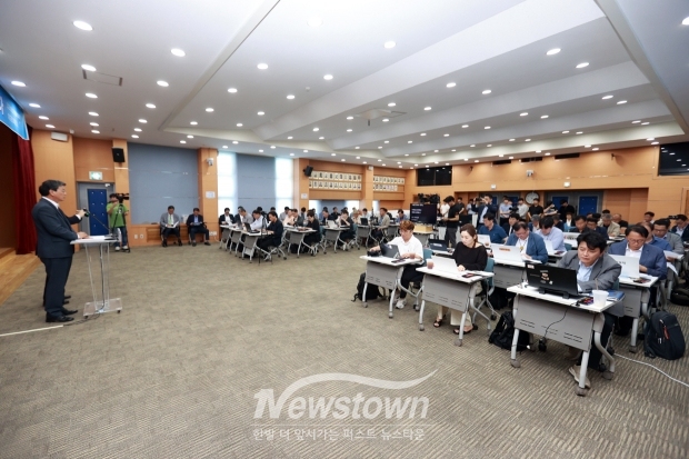 김돈곤 청양군수 언론브리핑