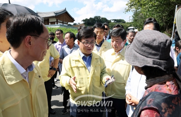 김성환 환경부장관, 지천 기후대응댐 지역주민 의견수렴