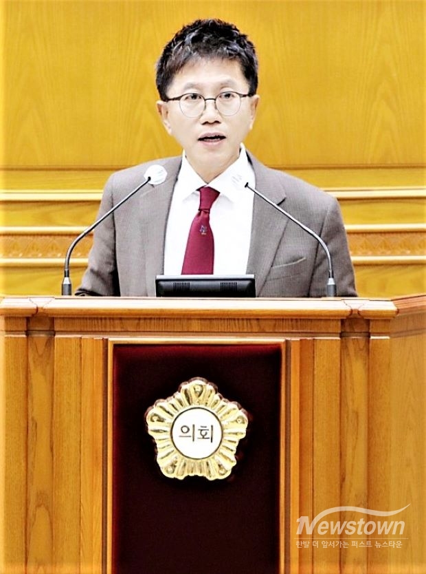  허원구 의원 발언 모습. <br>