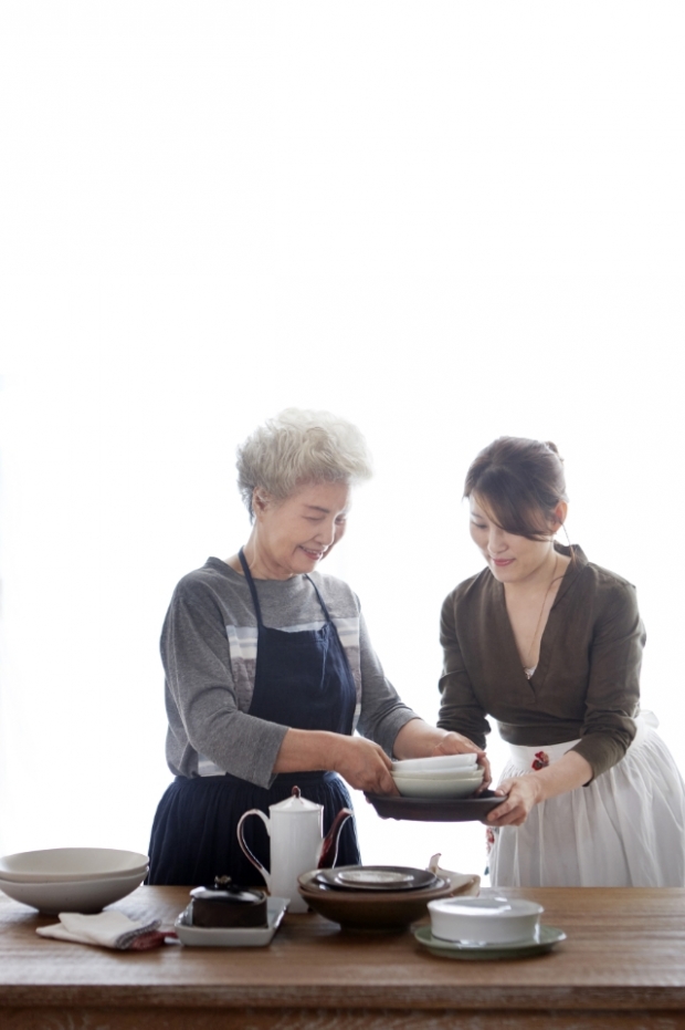 심영순 셰프와 장윤정 셰프 사진