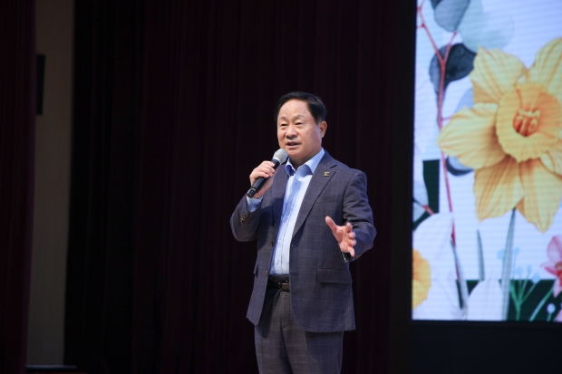 주광덕 남양주시장이 인사말을 하고 있다.
