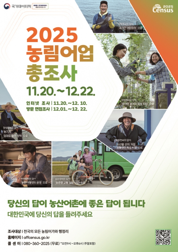 창원특례시,‘2025 농림어업총조사’실시한다